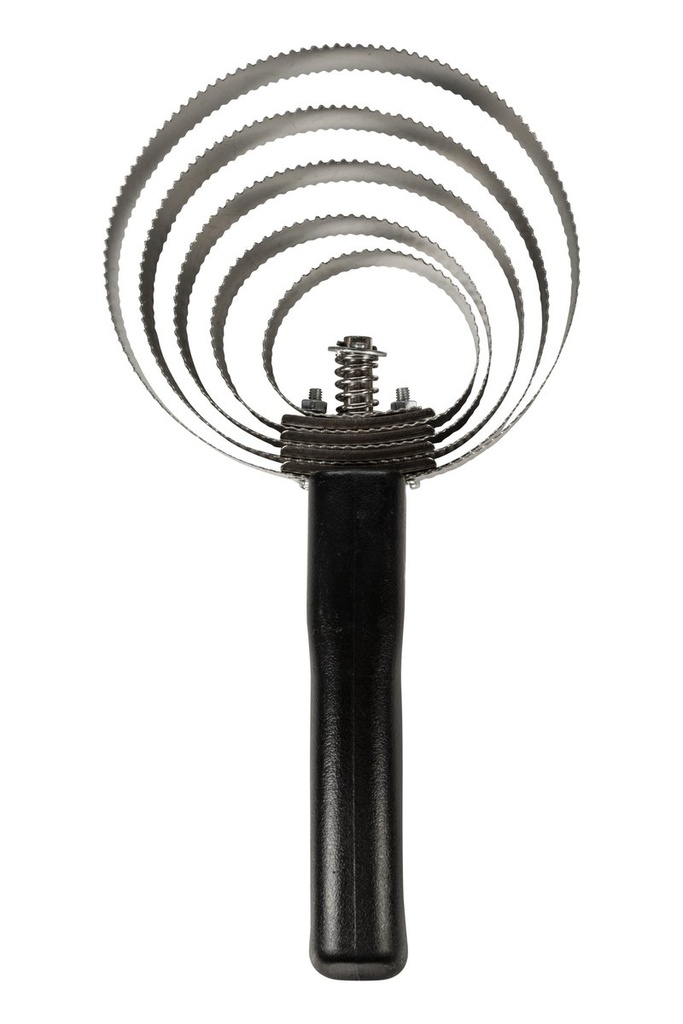 Etrille métallique -5 anneaux- - Noir (2)