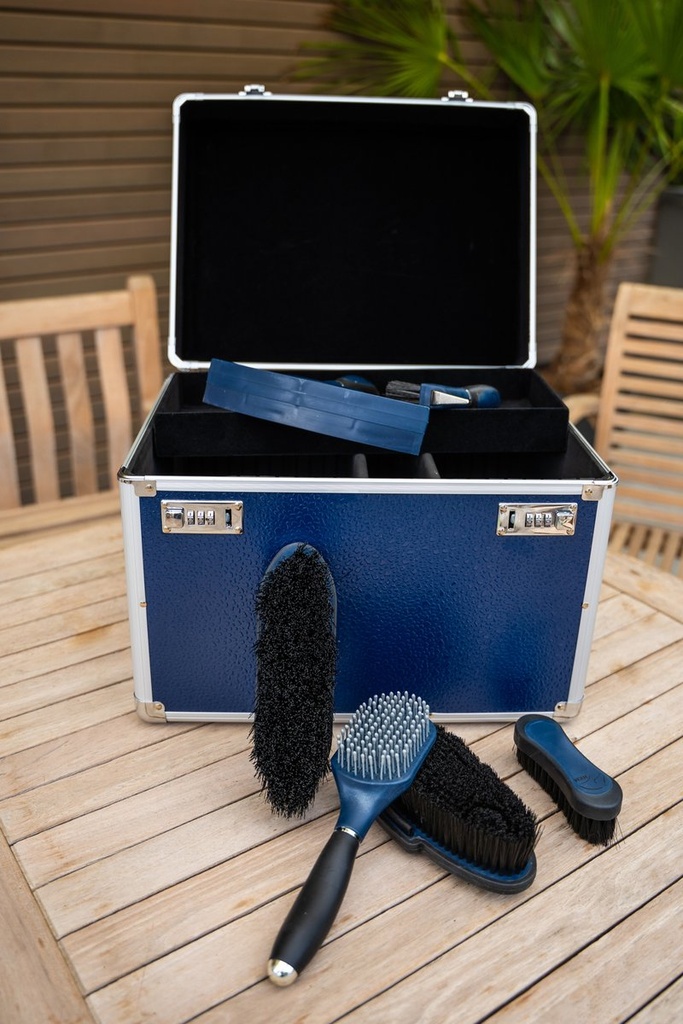 Boîte de pansage -Pearl- - Bleu foncé (2)