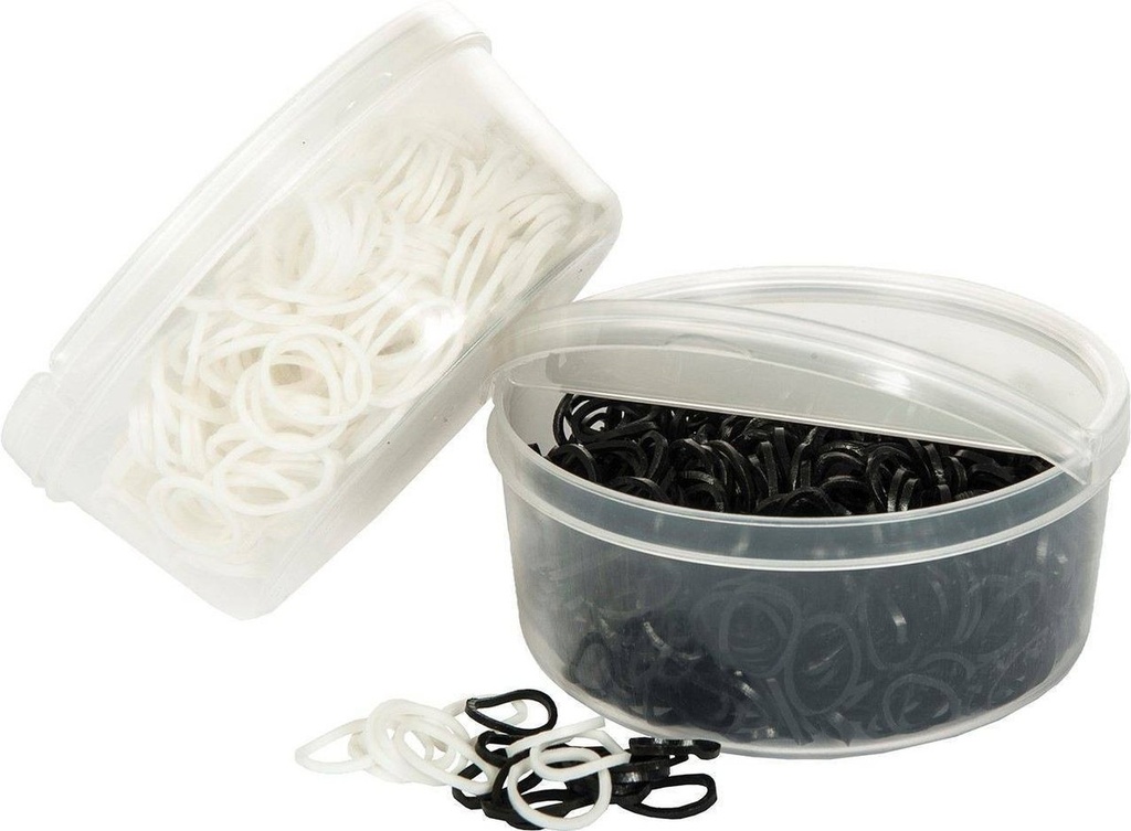 Elastiques à natter - Noir (2)