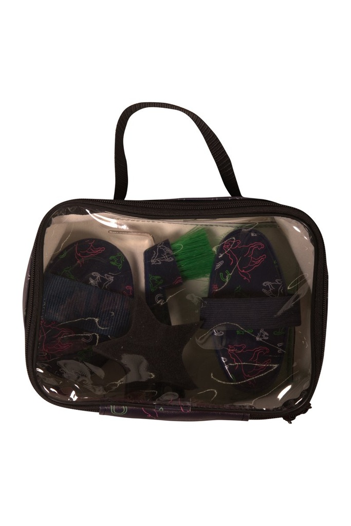 Set de pansage -Maui-, set de  - Bleu foncé (2)