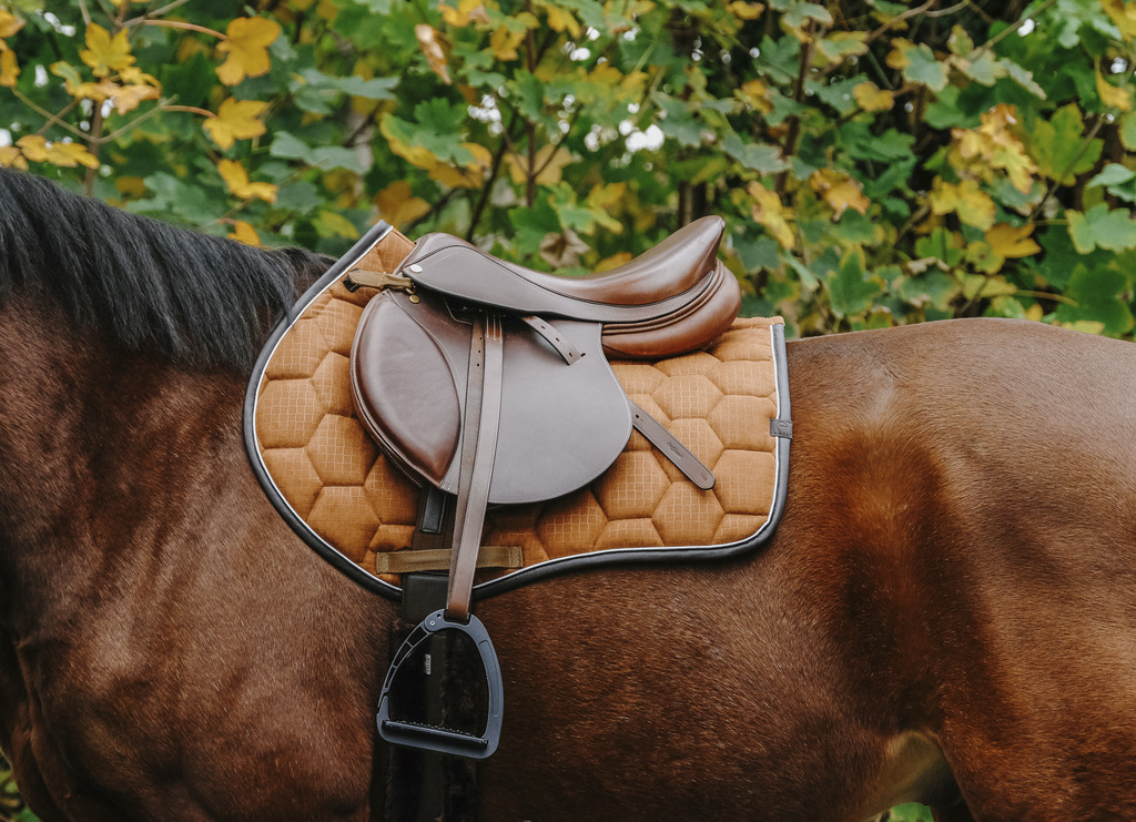 Tapis de selle EQUITHÈME "Quadri"