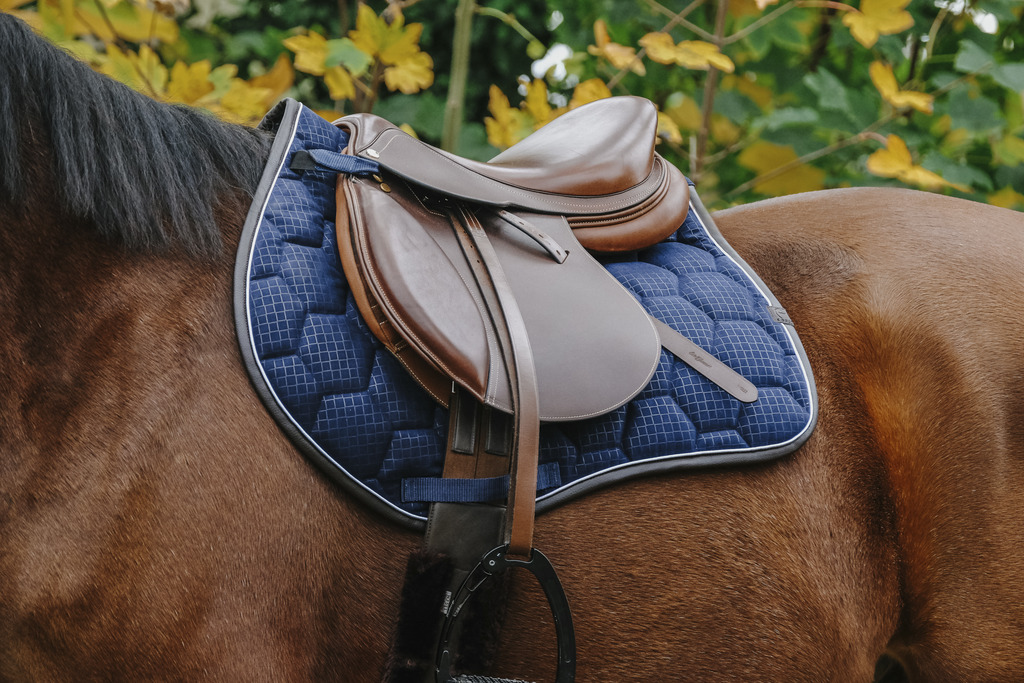 Tapis de selle EQUITHÈME "Quadri"
