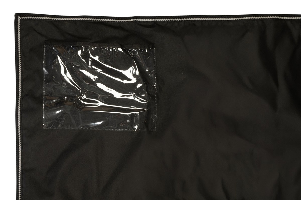 Tenture de box -Team HKM- 130  - Noir (3)