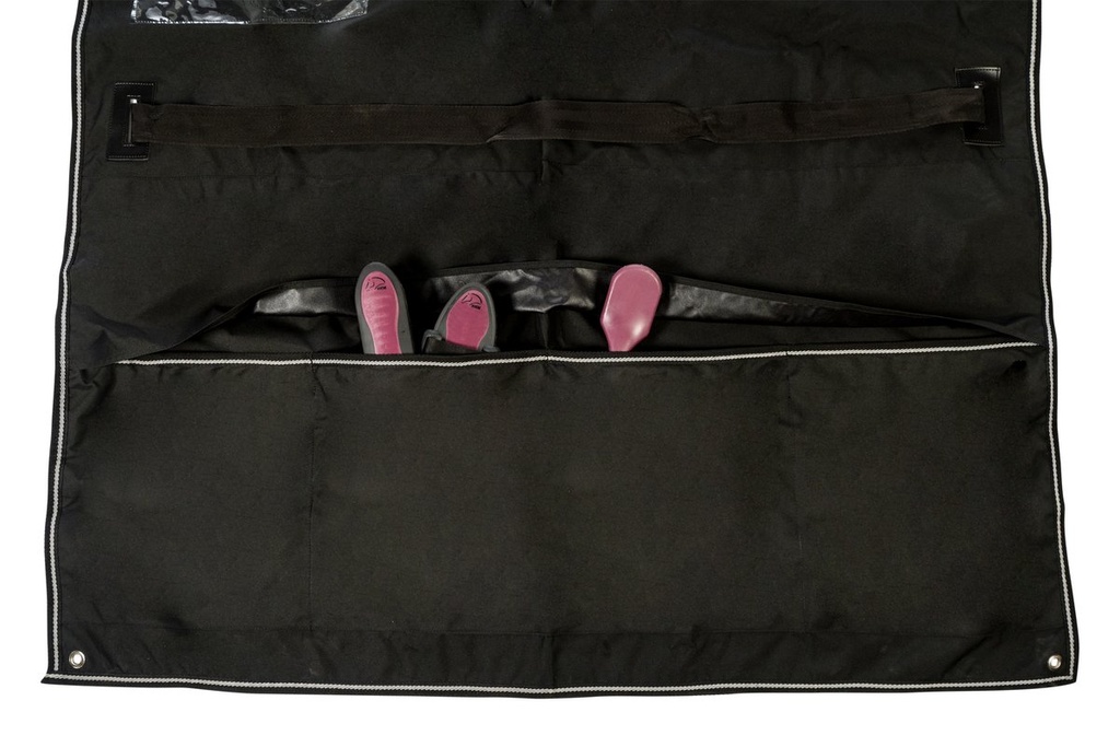 Tenture de box -Team HKM- 130  - Noir (2)