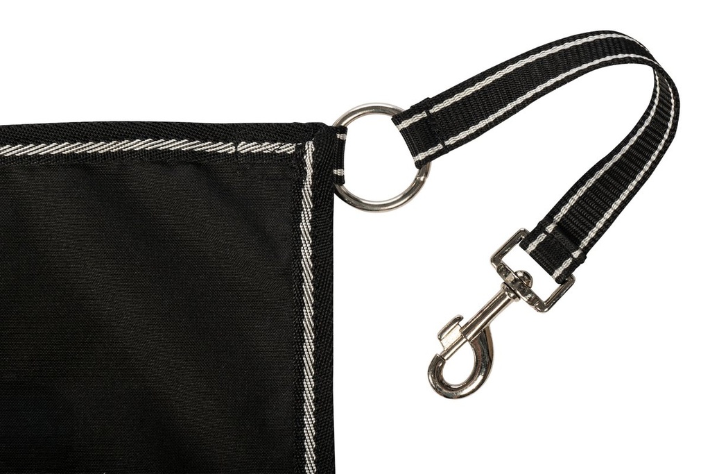 Tenture de box -Team HKM- 130  - Noir (3)