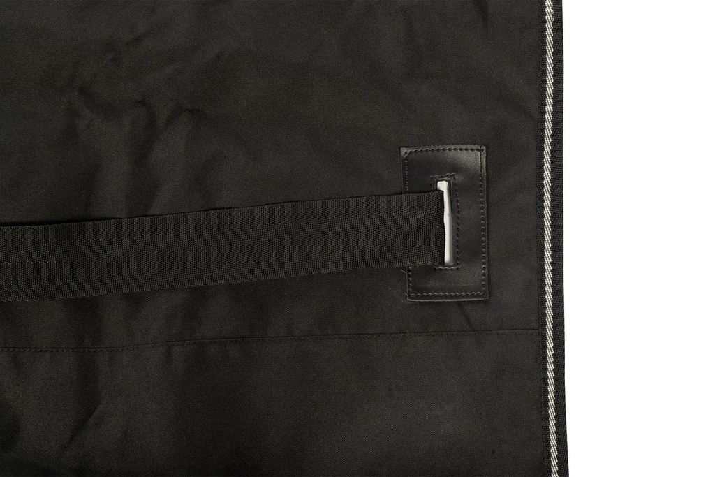 Tenture de box -Team HKM- 130  - Noir (4)