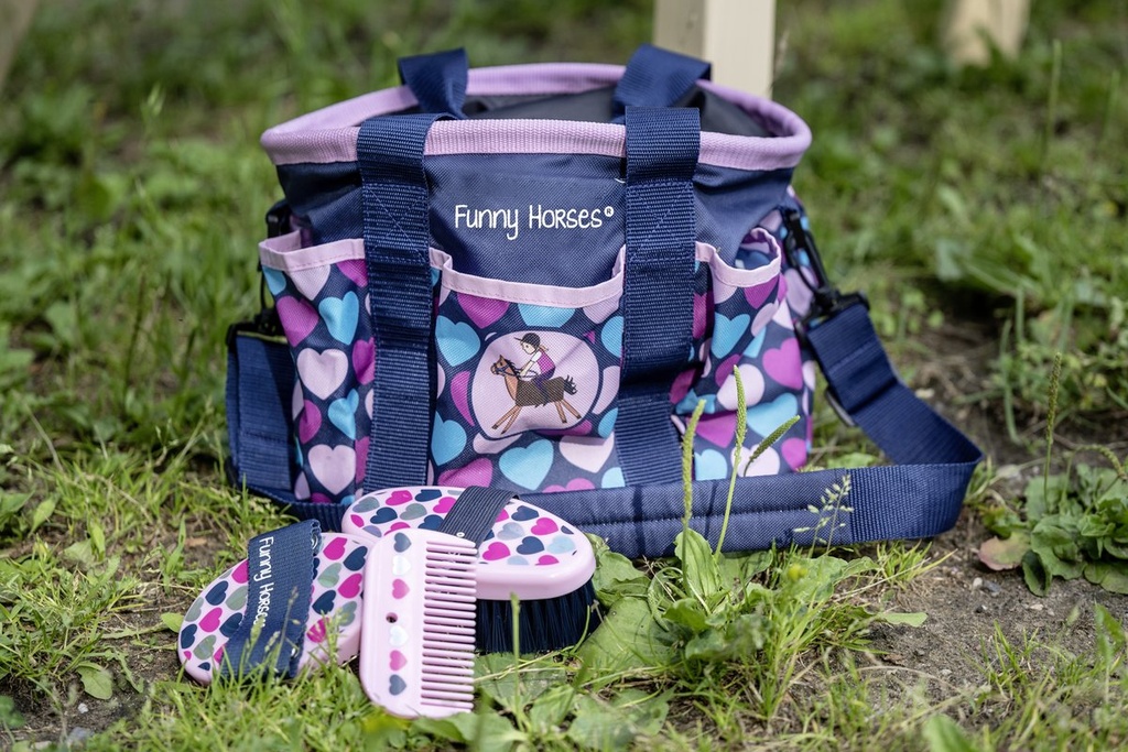 Set de pansage -Funny Horses H - Rose (11)