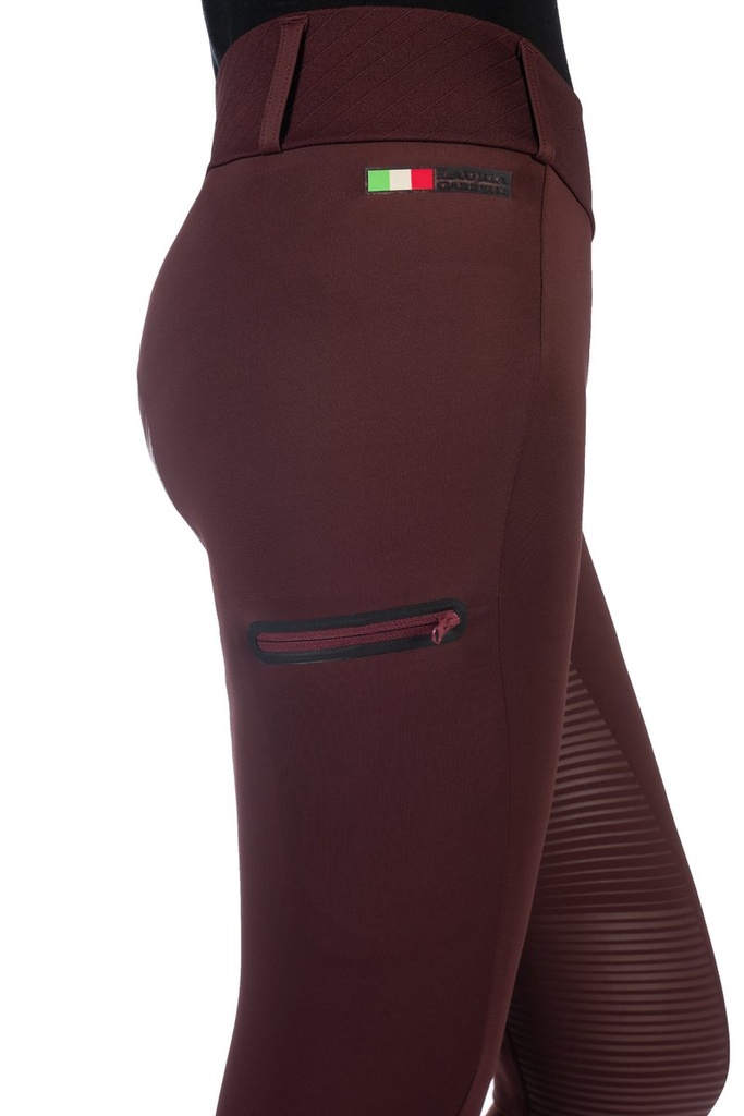 Leggings -Livigno- fond 1/1 en - Bordeaux (5)