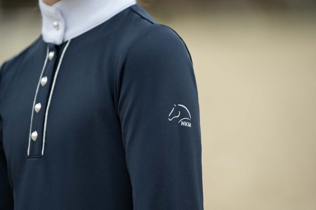 Polo de concours -Emilia Kids- - Bleu foncé (6)