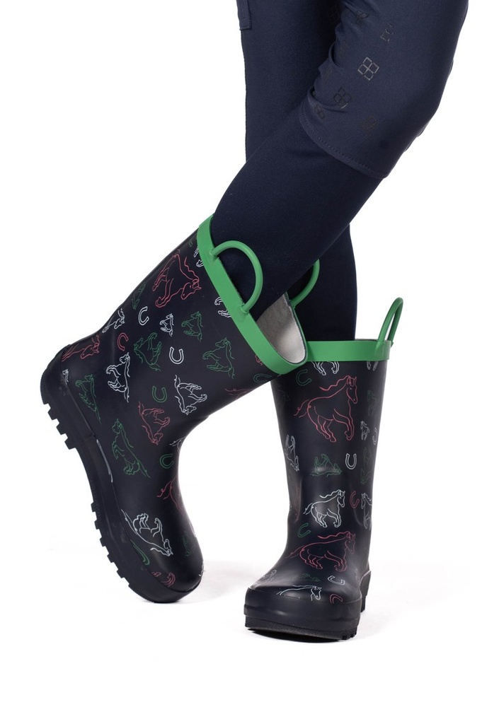 Bottes en caoutchouc -Maui- - Bleu foncé (9)