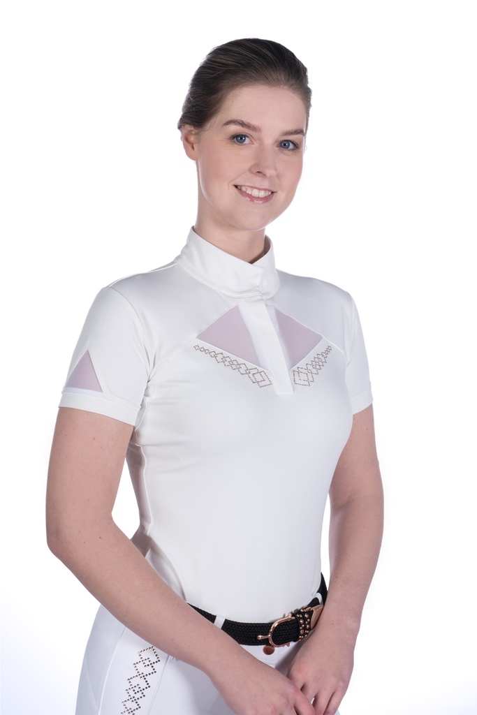 Polo de concours HKM Kayla, vue de face
