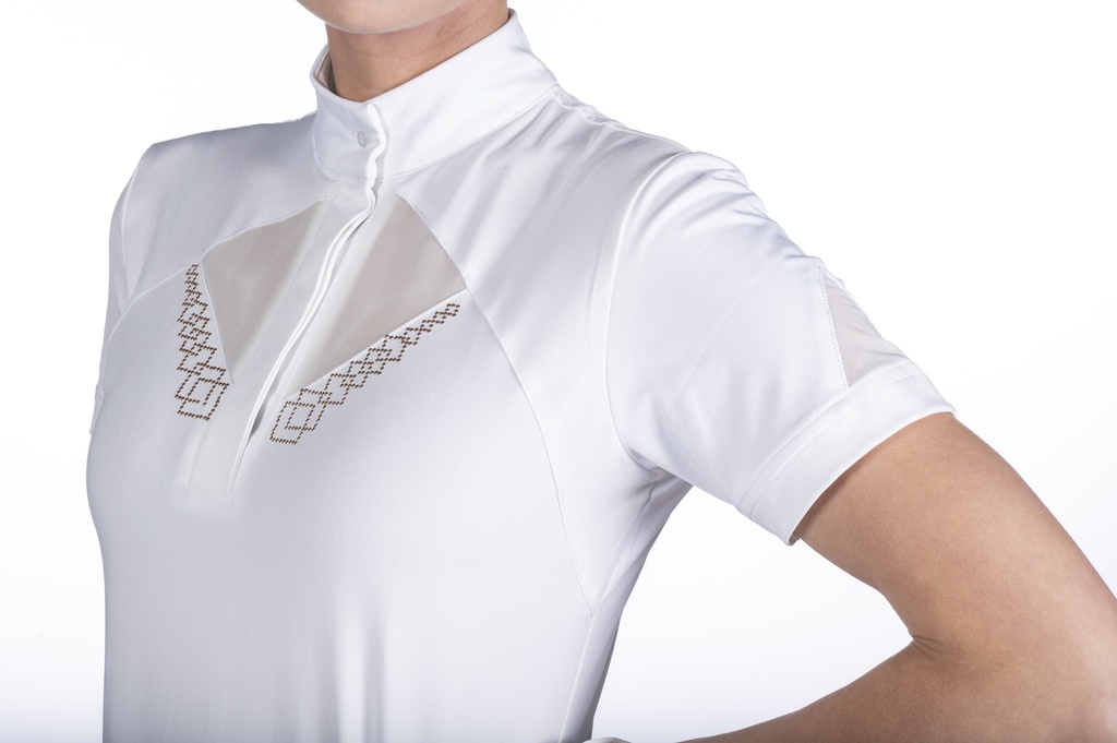 Polo de concours HKM Kayla, détail des rivets étrier