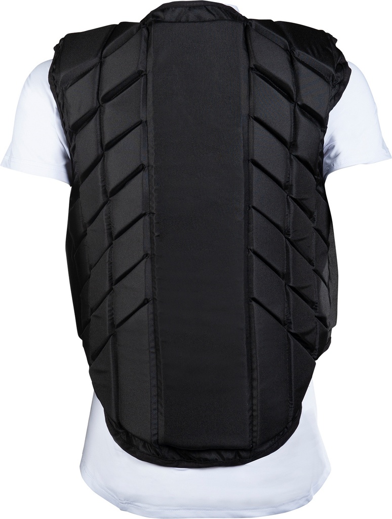 Gilet de protection HKM Easy Fit, détail des fermetures