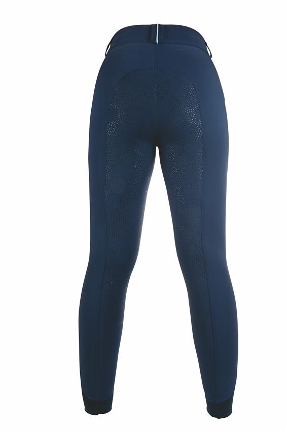 Pantalon HKM Comfort Style, détail de l'empiècement silicone