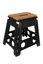 Tabouret pliant HKM avec paillasson, déplié