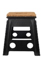 Tabouret pliant HKM, replié pour le transport