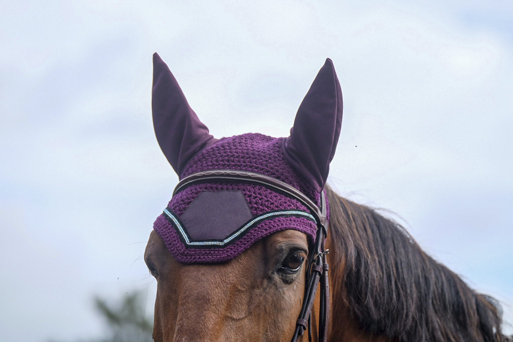 Bonnet chasse mouche EQUITHEME "Domino"