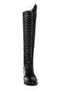 Bottes HKM Beatrice longueur largeur standard, détail du laçage élastique