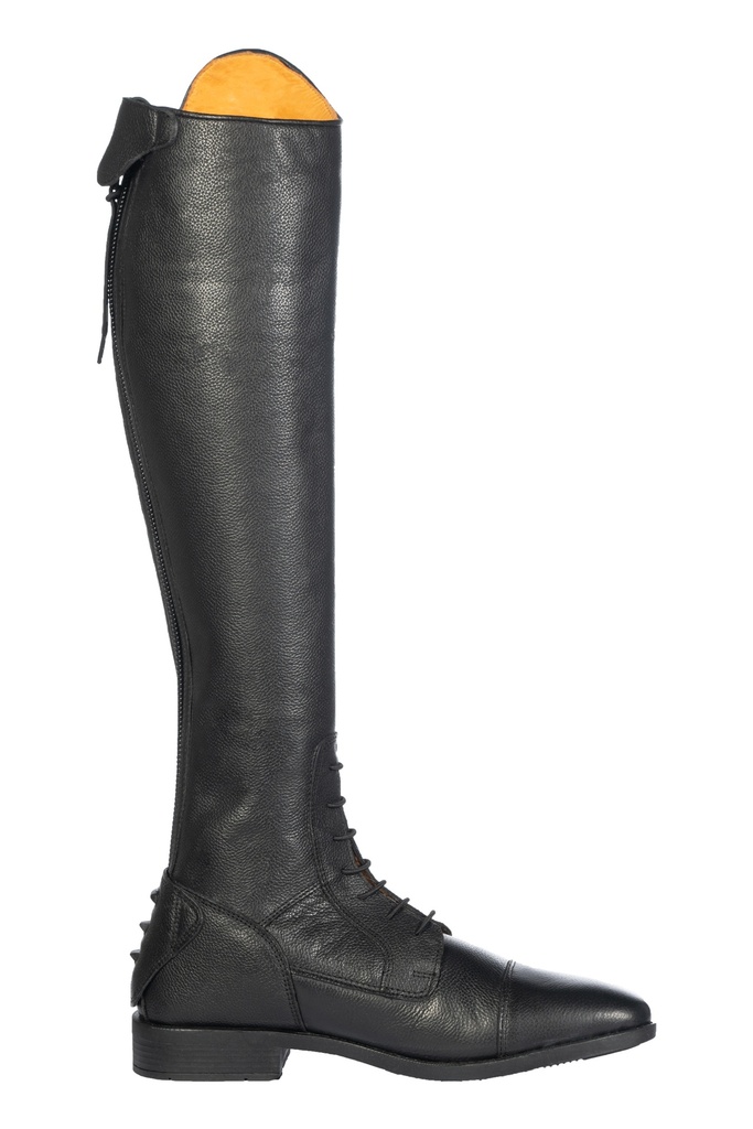 Bottes HKM Titanium Style, détail du laçage élastique