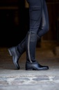 Bottes thermo hiver HKM Blaze en situation hivernale