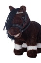 Bridon Cuddle Pony HKM posé sur la peluche
