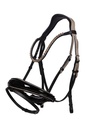 Bridon sans mors HKM Limone Elegant, vue de profil