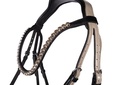 Bridon HKM Limone Elegant, détail de la muserolle suédoise