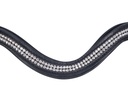 Bridon HKM Little Star, détail du frontal avec strass