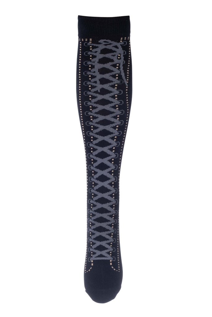 Chaussettes HKM Kids Hobby Horsing, détail de la forme bottes