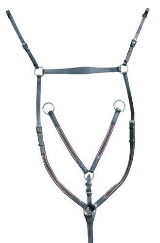Collier de chasse HKM ferrures argentées, vue d'ensemble