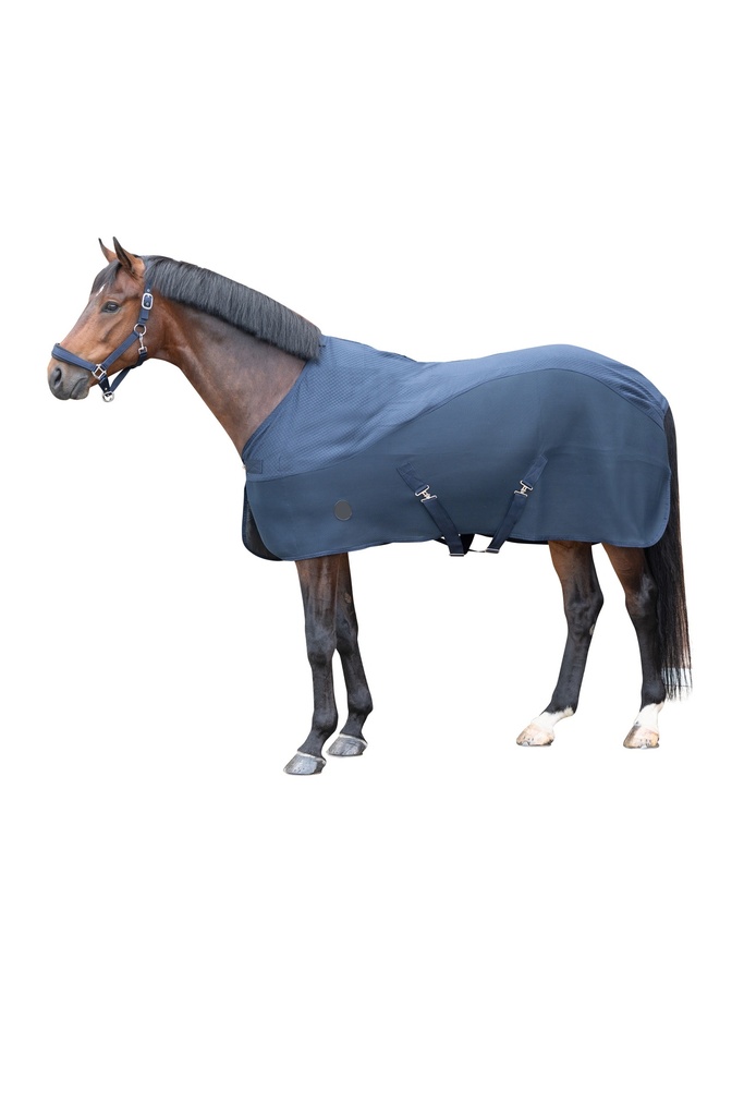 Couverture anti-mouches HKM Comfort Premium, détail du tissu mesh 3D