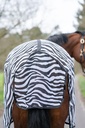Couverture anti-mouches HKM Zebra sangles croisées, vue arrière