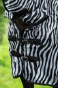 Couverture et couvre-cou anti-mouches HKM Zebra, détail des côtés extra longs