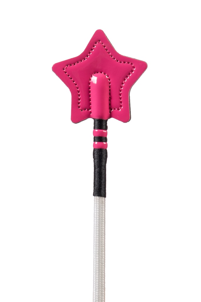 Cravache HKM Kids Maui, détail du coloris bicolore
