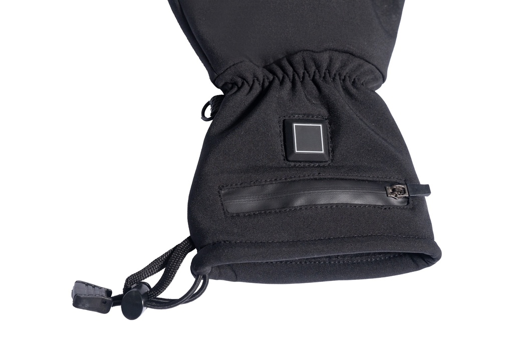 Gants chauffants HKM Keep Warm Style, détail de la doublure polaire