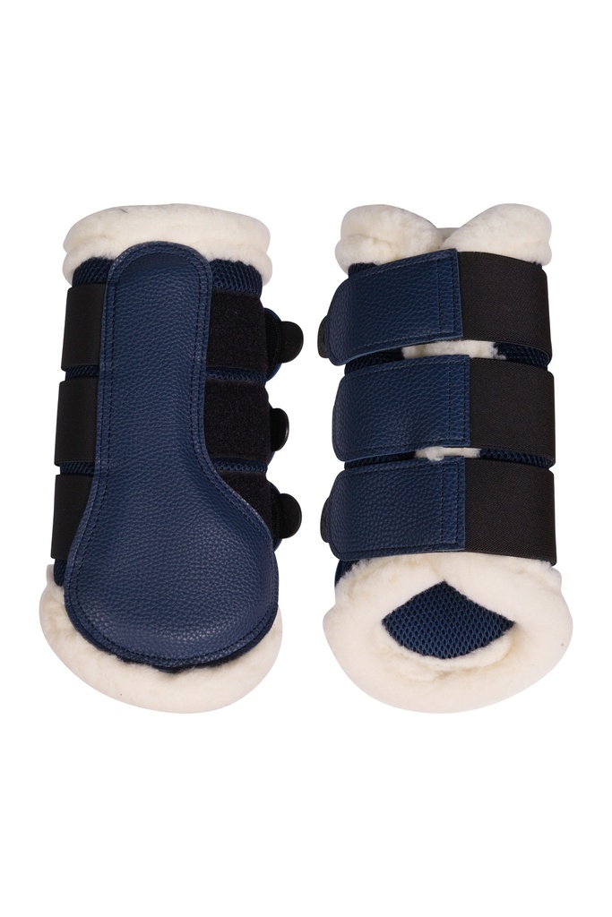 Guêtres HKM Comfort Premium Mesh avec fourrure, vue d'ensemble