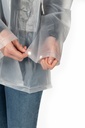 Imperméable transparent HKM, vue de dos