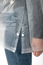 Imperméable transparent HKM, détail des boutons-pression
