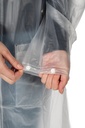 Imperméable transparent HKM fente de dos, vue de dos