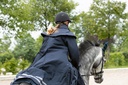 Imperméable HKM Seattle, porté à cheval
