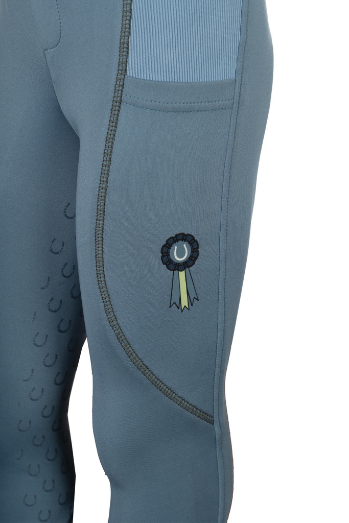 Leggings HKM Kids Claire, détail du fond silicone