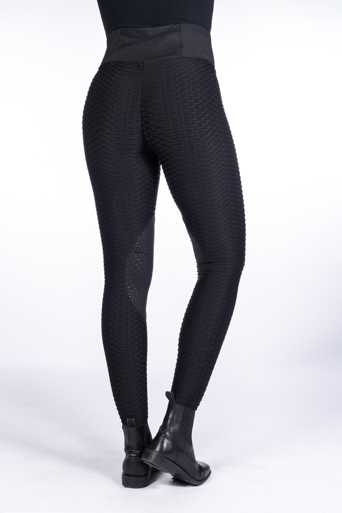 Leggings HKM Selection Edinburgh Shape, détail des basanes