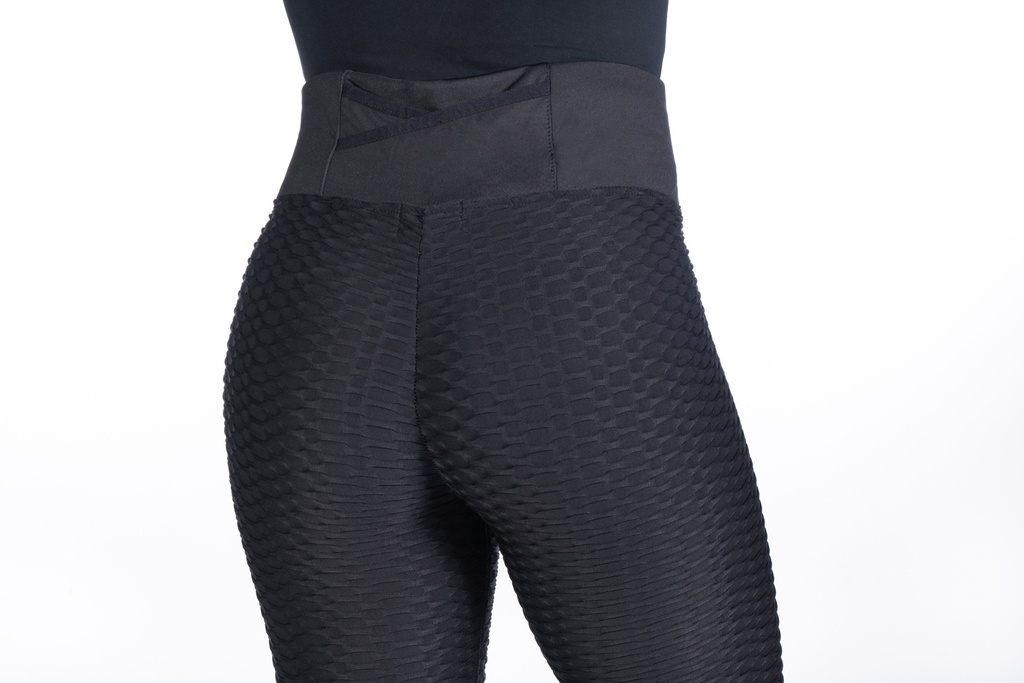 Leggings HKM Selection Edinburgh Shape, détail de la poche taille haute