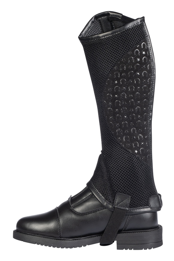 Mini chaps enfants HKM Lara, portés en selle