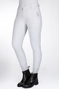 Pantalon HKM Alexis fond silicone, détail des pierres fines