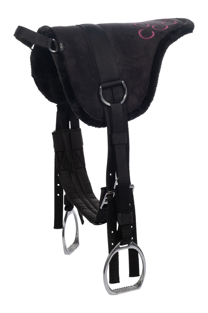 Pad d'équitation HKM Kids Funny Horses, détail des étriers
