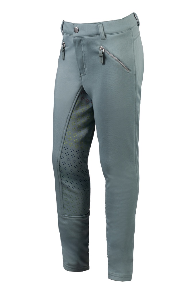 Pantalon HKM Kids Mia fond silicone, détail des poches