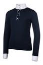 Polo de concours HKM Kids Emilia Kids, détail des boutons nacrés