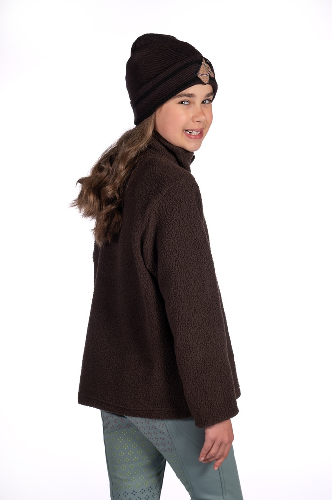 Pull HKM Kids Mia, détail du col montant