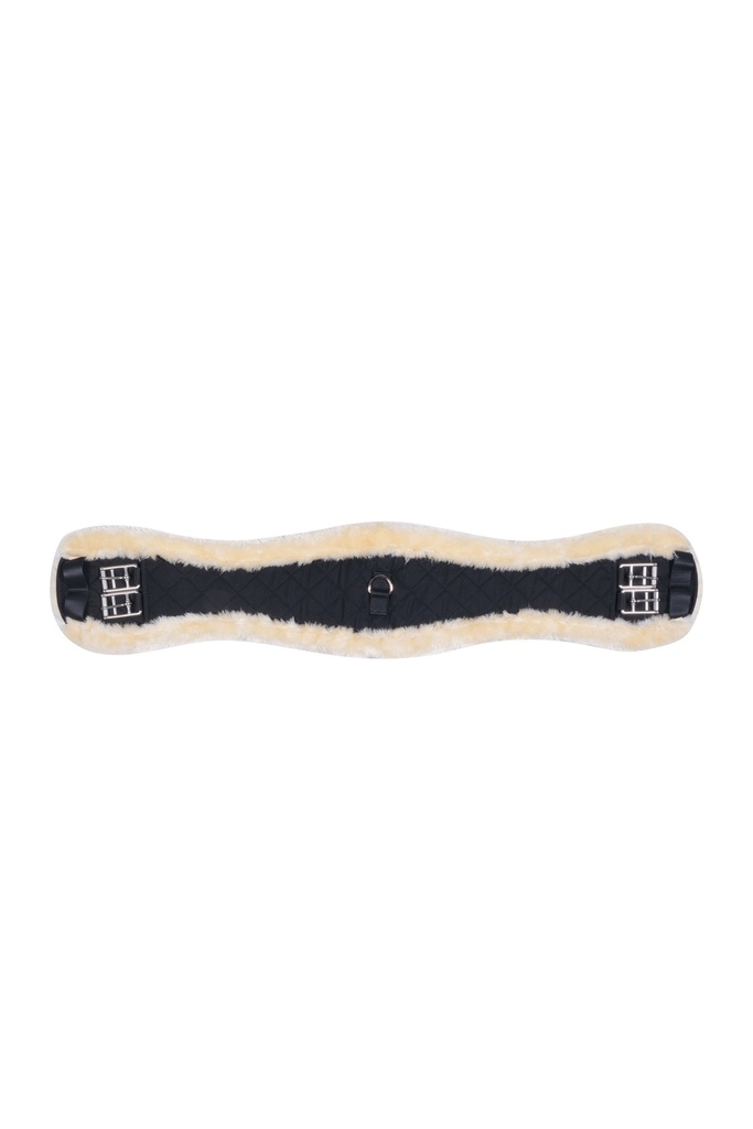 Sangle de dressage HKM synthétique peau d'agneau, vue d'ensemble
